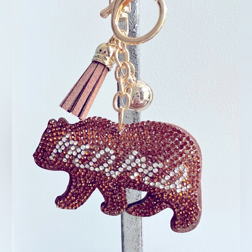 “Mama Bear” Popfizzy Rhinestone Keychain (NEW)